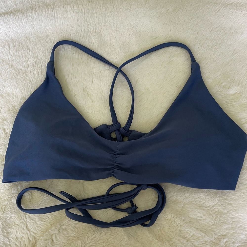 Blue Shein bikini top